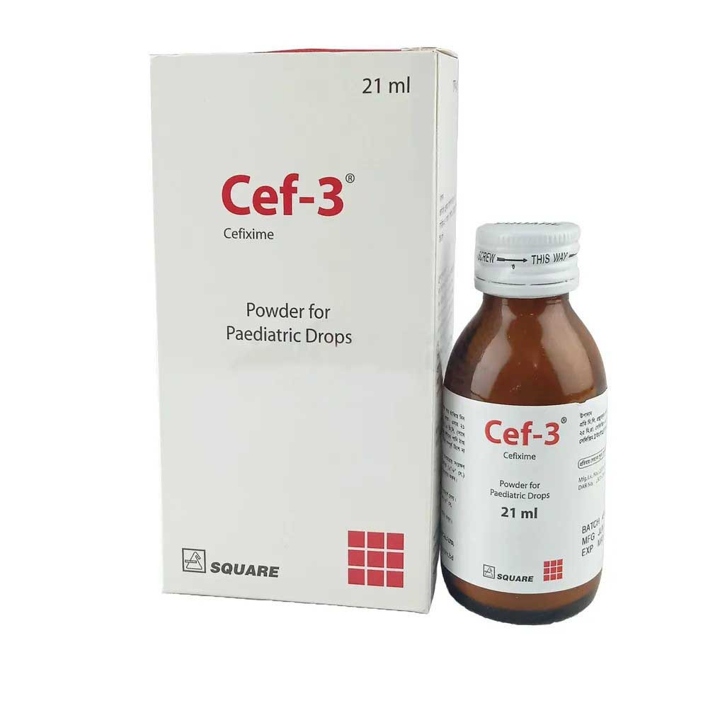 Cef-3® Pediatric Drops 25 mg/ml
